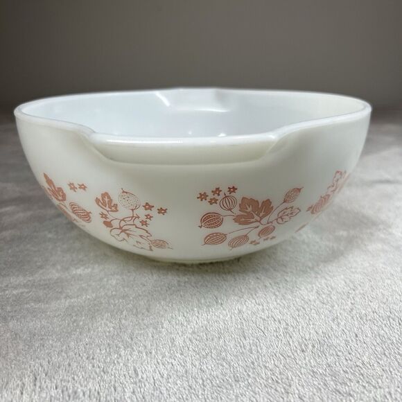 Vintage Pyrex Mixing Bowls Lot Of 3 American Gooseberry Sunflower - Picture 14 of 16